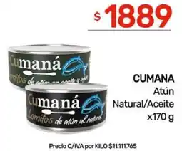 Nini Mayorista Cumaná atún natural/aceite oferta