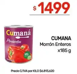 Nini Mayorista Cumana morrón enteros oferta