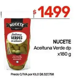 Nini Mayorista Nucete aceituna verde dp oferta