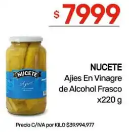 Nini Mayorista Nucete ajies en vinagre de alcohol frasco oferta