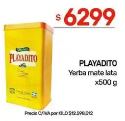 Nini Mayorista Playadito yerba mate lata oferta