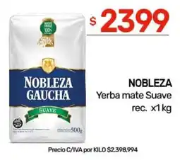 Nini Mayorista Nobleza yerba mate suave rec oferta