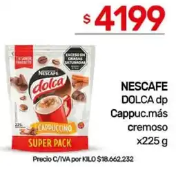 Nini Mayorista Nescafe dolca dp cappuc.más cremoso oferta