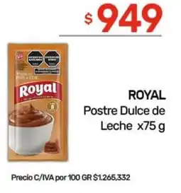 Nini Mayorista Royal postre dulce de leche oferta