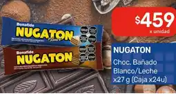 Nini Mayorista Nugaton choc. bañado blanco/leche oferta