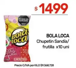 Nini Mayorista Bola loca chupetin sandía/ frutilla oferta