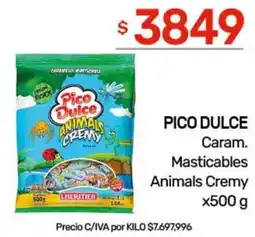 Nini Mayorista Pico dulce caram. masticables animals cremy oferta