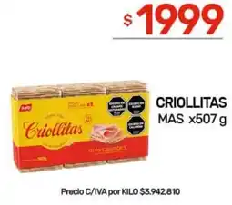 Nini Mayorista Criollitas mas oferta