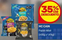 Nini Mayorista Mc cain papas retail oferta