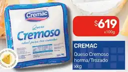Nini Mayorista Cremac queso cremoso horma/trozado oferta