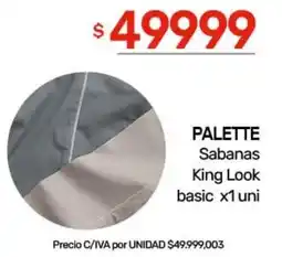 Nini Mayorista Palette sabanas king look basic oferta