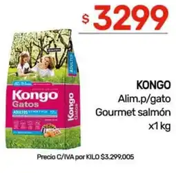 Nini Mayorista Kongo alim.p/gato gourmet salmón oferta