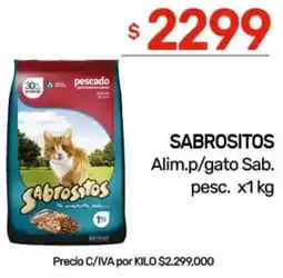 Nini Mayorista Sabrositos alim.p/gato sab. pesc. oferta