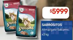 Nini Mayorista Sabrositos alim.p/gato sab.pesc. oferta