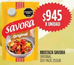 Supermercados Vea Mostaza savora original doy pack oferta