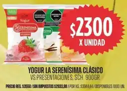 Supermercados Vea Yogur la serenísima clásico vs.presentaciones, sch. oferta