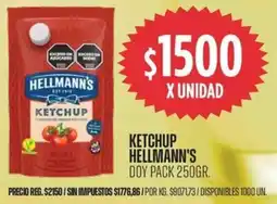 Supermercados Vea Hellmann's ketchup doy pack oferta