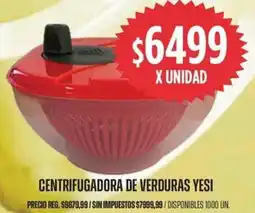 Supermercados Vea Centrifugadora de verduras yesi oferta