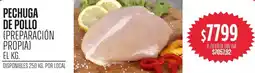 Supermercados Vea Pechuga de pollo oferta