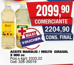 Maxiconsumo Marolio / molto aceite girasol oferta