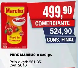 Maxiconsumo Marolio pure oferta