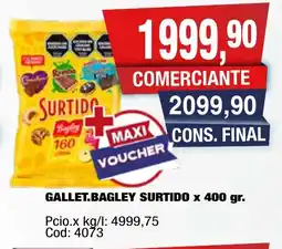 Maxiconsumo Gallet.bagley surtido oferta