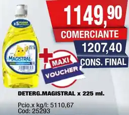 Maxiconsumo Magistral deterg. oferta