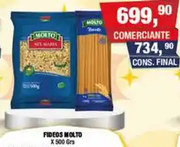 Maxiconsumo Molto fideos oferta