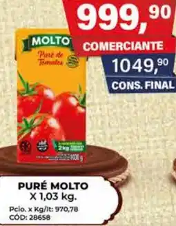 Maxiconsumo Molto puré oferta