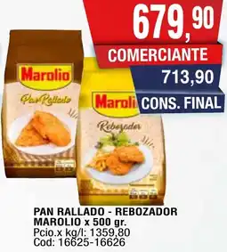 Maxiconsumo Marolio pan rallado - rebozador oferta