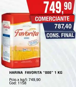 Maxiconsumo Favorita harina 000 oferta