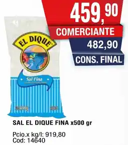 Maxiconsumo El dique sal fina oferta
