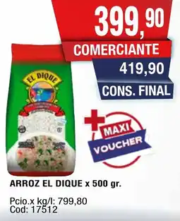 Maxiconsumo El dique arroz oferta