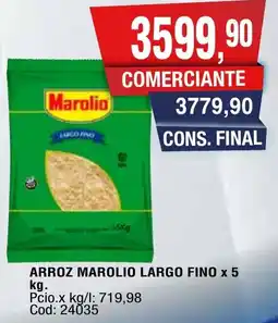 Maxiconsumo Marolio arroz largo fino oferta