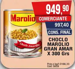 Maxiconsumo Marolio choclo gran amar oferta