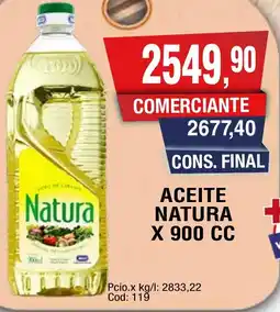 Maxiconsumo Natura aceite oferta