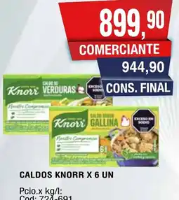 Maxiconsumo Knorr caldos oferta