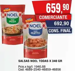 Maxiconsumo Noel salsas todas oferta