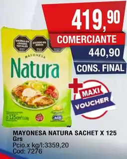 Maxiconsumo Natura sachet mayonesa oferta