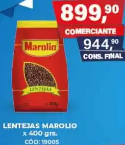 Maxiconsumo Marolio lentejas oferta