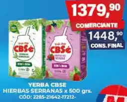 Maxiconsumo Cbse yerba hierbas serranas oferta