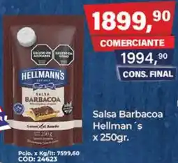 Maxiconsumo Hellman's salsa barbacoa oferta