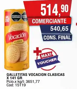 Maxiconsumo Vocación galletitas clasicas oferta