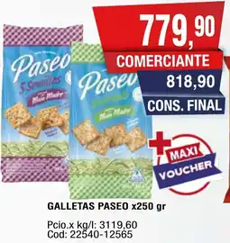 Maxiconsumo Paseo galletas oferta
