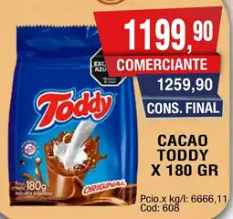Maxiconsumo Toddy cacao oferta