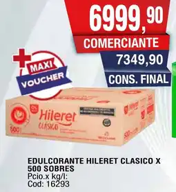 Maxiconsumo Hileret edulcorante clasico oferta