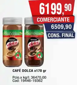 Maxiconsumo Dolca café oferta