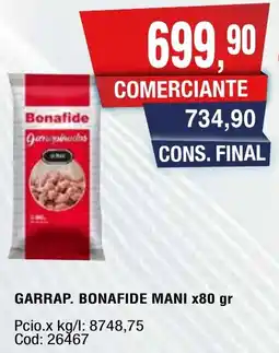 Maxiconsumo Bonafide garrap. mani oferta