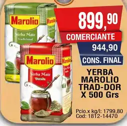 Maxiconsumo Marolio yerba trad-dor oferta