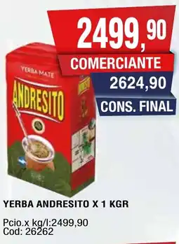 Maxiconsumo Andresito yerba oferta